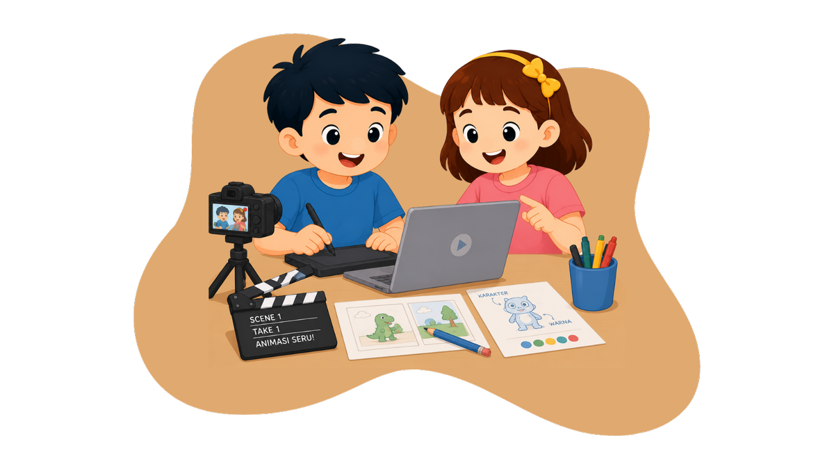 Ilustrasi Video Cerita Animasi